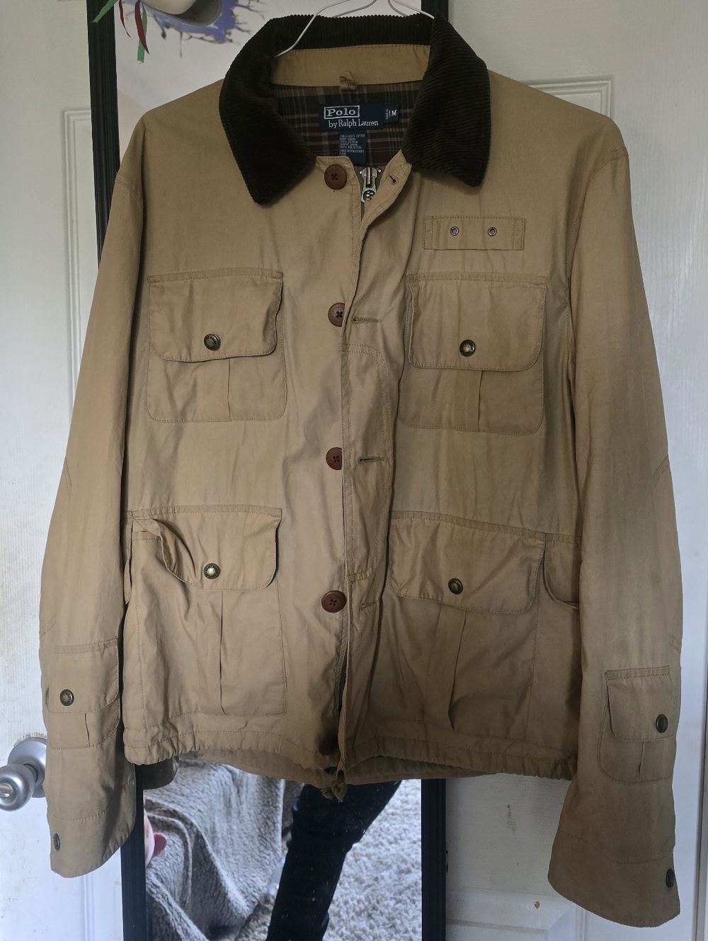 Polo Ralph Lauren Paxton Wading Utility Fly Fishing Hunting Safari Jacket Size M